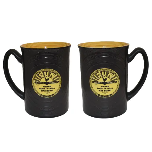 [SR6736] Sun Record Mug - Where Rock 'N' Roll Was Born - Embossed Record