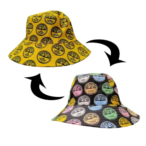 [SR6827] Sun Record Bucket Hat - Reversible - Logo