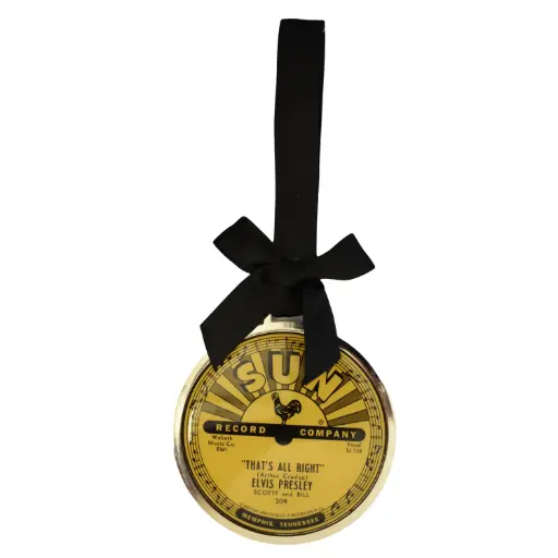 [SRE6497] Sun Record Ornament - Elvis That's All Right