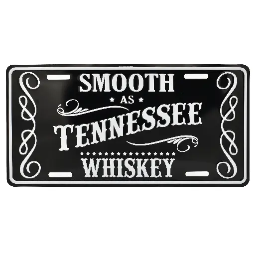 [T6076] Tennessee License Plate - Smooth Whiskey