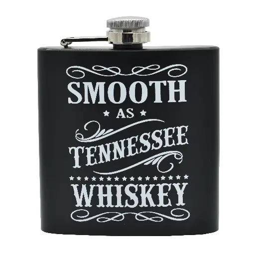 [T6080] Tennessee Flask - Smooth As TN Whiskey