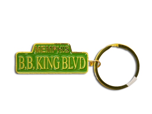 [XBB5659] Memphis Keychain - B.B. King Blvd
