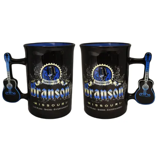 [XBR5006] Branson Mug - Showtown With  Guitar Handle