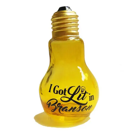 [XBR5533] Branson Shot Glass - Got Lit Light Bulb