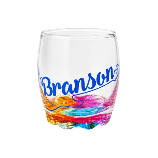 [XBR5935] Branson Shot Glass - Rainbow Base