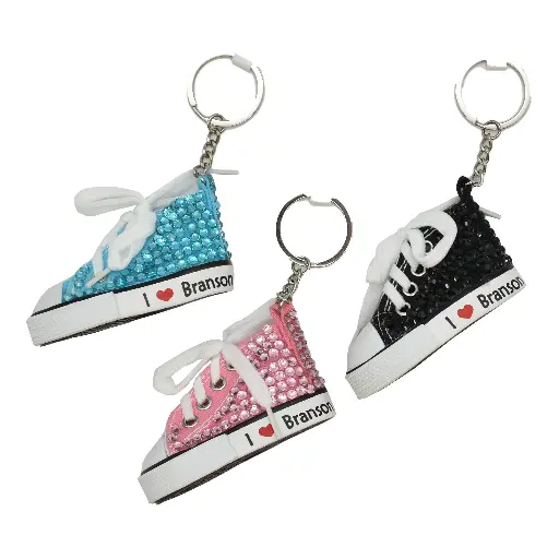 [XBR6286] Branson Keychain - Shoe 3 Colors - 3pc Set