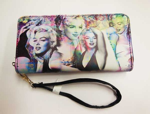 [Y5618] Marilyn Monroe Wallet - Colorful Collage