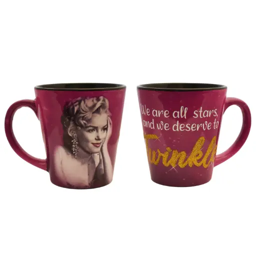 [Y6245] Marilyn Monroe Mug - Pink Twinkle