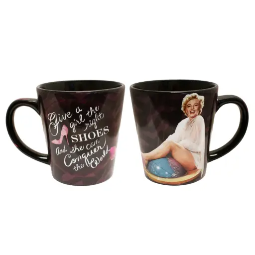 [Y6839] Marilyn Monroe Mug - Right Shoes